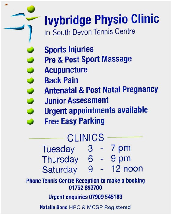Ivybridge Physio @SDTC